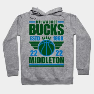 Milwaukee Bucks Middletonnn 22 Retro Hoodie